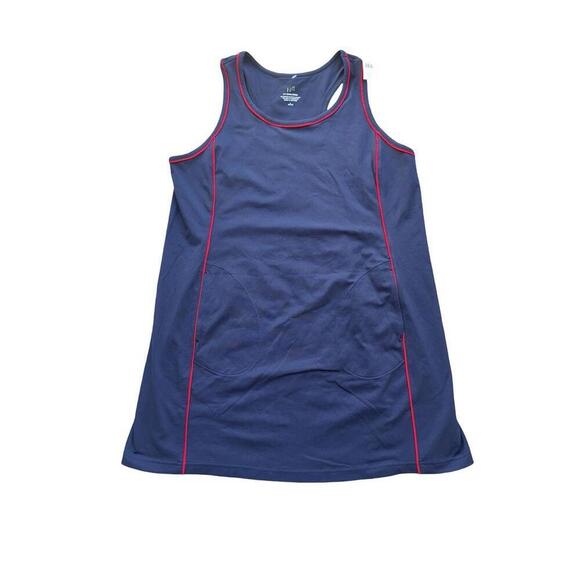 J. Jill Other - J. Jill Red Trim on Navy Blue Fit Tennis Dress Women Large New